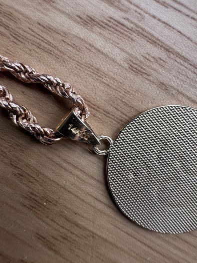 18k Solid Gold Rope chain and necklace