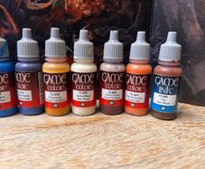 Vallejo Game Color Paint Bundle (26 Paints and Game Ink) Excellent Condition