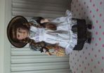 Large Porcelain Doll - German Dress
