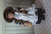 Large Porcelain Doll - German Dress