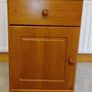 Large 3-Door Solid Pine Wardrobe & bedside locker Image 7