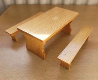Dolls house kitchen pine