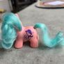 Little Tabby Teeny Ponies MLP G1 My Little Pony with Duck Comb Image 3