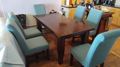 Table and 6 chairs