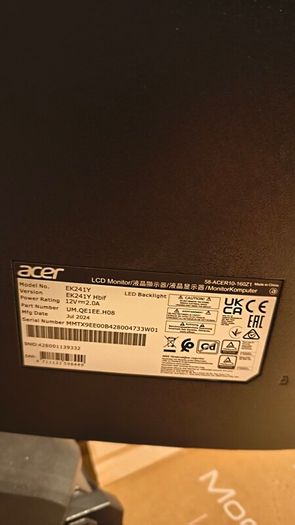 Acer Computer Monitor
