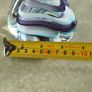 Vintage Paperweight Or Ring Tree Caithness Style 1990 Clear, Blue, Purple Swirl 6 inchs tall. Image 5