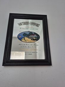 Vintage Southern Comfort Pub Mirror 1970s/1980s Pristine Condition