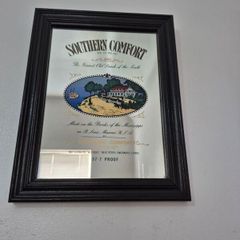 Vintage Southern Comfort Pub Mirror 1970s/1980s Pristine Condition