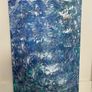 Unique abstract blue painting Image 4