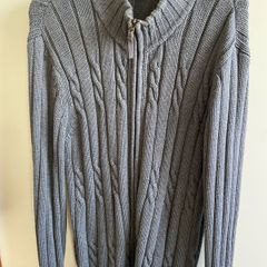Men's zipper cardigan, size XL