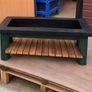 Large garden planter with display shelf Image 2