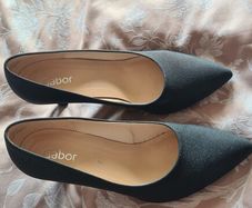Black Gabor high heels