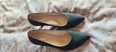 Black Gabor high heels