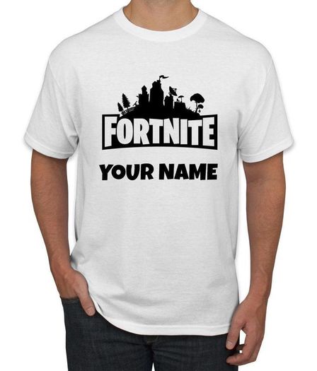 Fortnite T-Shirt Kids PERSONALISED Children Play Gaming Xbox One PS4 Kids Gift