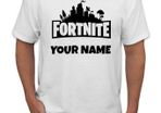 Fortnite T-Shirt Kids PERSONALISED Children Play Gaming Xbox One PS4 Kids Gift