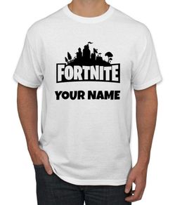 Fortnite T-Shirt Kids PERSONALISED Children Play Gaming Xbox One PS4 Kids Gift