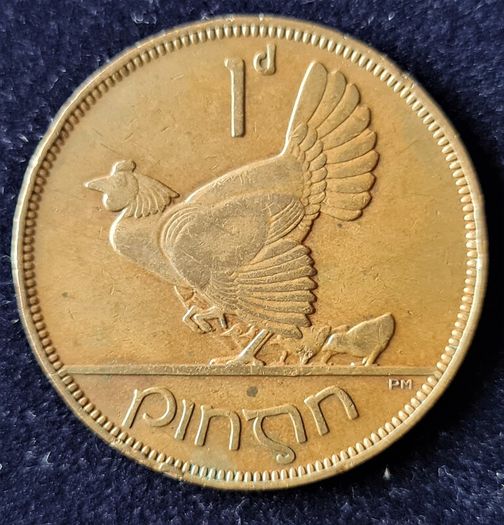 Ireland  1937 Penny Coin