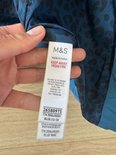 M&S Kids  boys girls winter jacket 12-13 years (158cm)