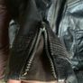 Mens River Island Brown Leather Jacket Small Image 6