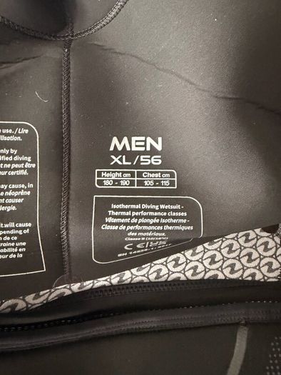 Mens Aqualung Solaflex semi dry suit