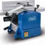 Scheppach HMS850 Planer Thicknesser, 1250W 8000rpm, 204mm Width, 120mm Height, Hand Crank Height Adjustment + new blades Image 9