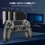 Wireless Controller For PS-4, Controller Wireless for PS-4 Pro/Slim/PC, Bluetooth Gamepad Joystick with Dual Vibration Touch Panel 3.5mm Audio Jack Six-Axis, Gray Image 3