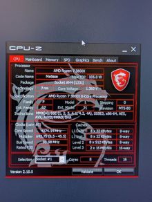 AMD Ryzen 7 3800X processor, AM4 socket, 8 cores and 16 threads, 3.9 GHz base clock CPU