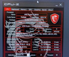 AMD Ryzen 7 3800X processor, AM4 socket, 8 cores and 16 threads, 3.9 GHz base clock CPU
