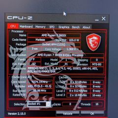 AMD Ryzen 7 3800X processor, AM4 socket, 8 cores and 16 threads, 3.9 GHz base clock CPU