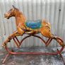Retro Vintage Triang ltd metal rocking horse with original paint c1950. Image 2