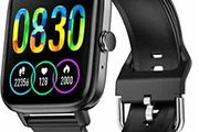 Smart Watch, 1.69" Ultra Retina Screen Fitness Tracker, All-day Heart Rate and Blood Oxygen Monitoring, Over 110+Sport Modes with IP67 Waterproof, 12mm Ultra-Thin Alloy Body for iOS Android (FREE POSTAGE)