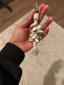 Handmade macrame keychain