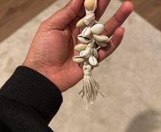 Handmade macrame keychain