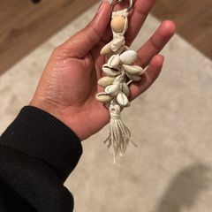 Handmade macrame keychain