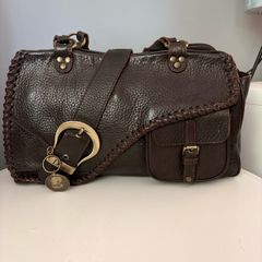 Vintage leather Gaucho saddle bag