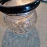 glass  trinket dish with lid. Image 9