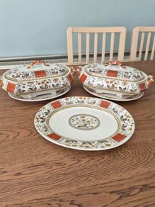 Sampson Hancock Victorian Tureens and serving platter