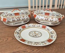 Sampson Hancock Victorian Tureens and serving platter