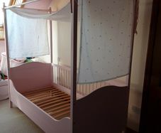 Girls Four Poster Bed PINK