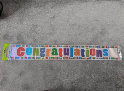 Congratulations Banner