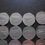 12 Irish coins@50 Pence (1978-1998) Image 8