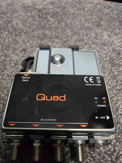 Quad Fibre Optic Satellite TV Receiver 4 Outputs