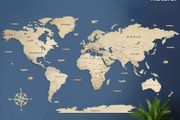 2D Classic Version Map of The World