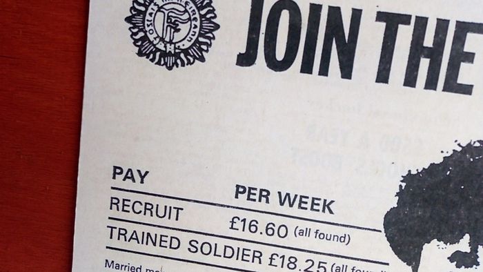 Irish Army 1972 Repro Recruitment Notice Poster Ireland, Irish Memorabilia