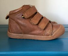 M&S boys leather high top trainers, uk 10