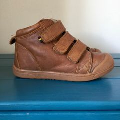 M&S boys leather high top trainers, uk 10