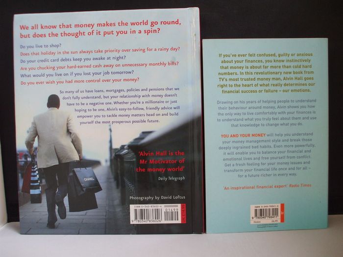 SALE!  WHAT NOT TO SPEND: priceless ways to manage your money; YOU AND YOUR MONEY: creating a prosperous relationship by Alvin Hall