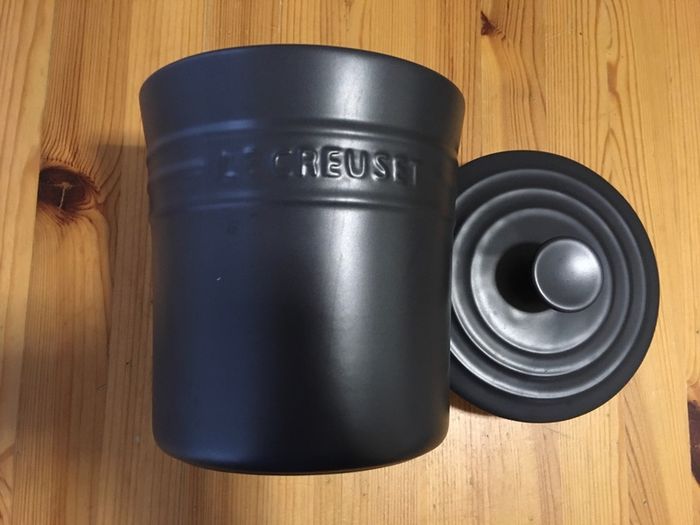 Le Creuset Dark Grey Storage Jar