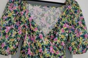 PIMKIE floral crop top Sz 10UK