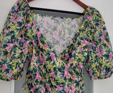 PIMKIE floral crop top Sz 10UK